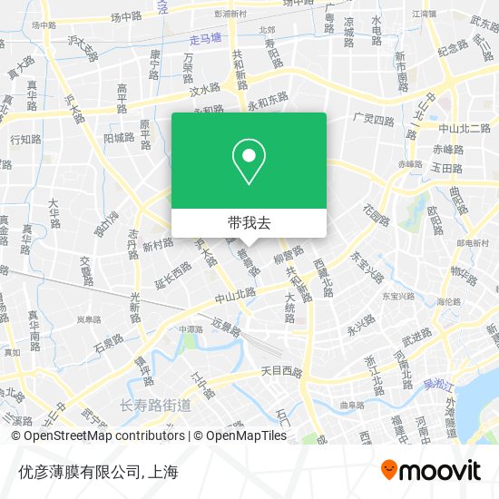 优彦薄膜有限公司地图