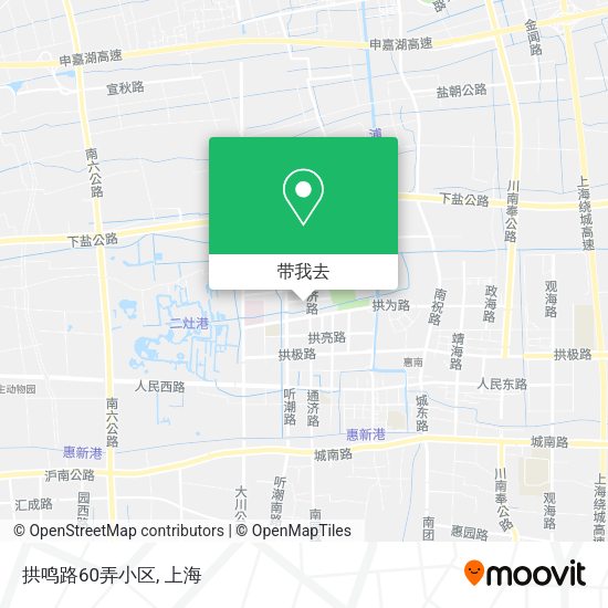 拱鸣路60弄小区地图
