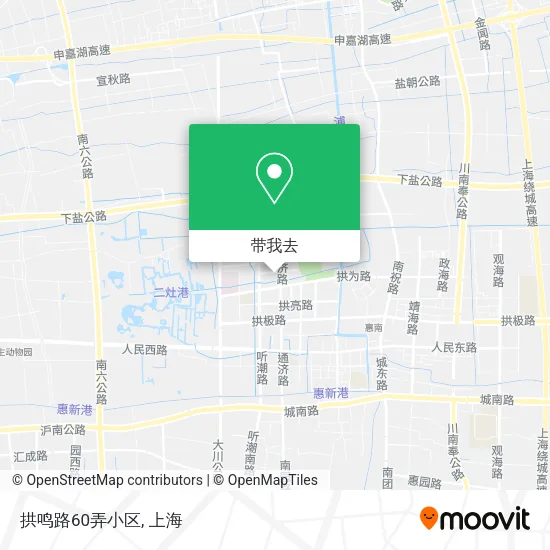 拱鸣路60弄小区地图