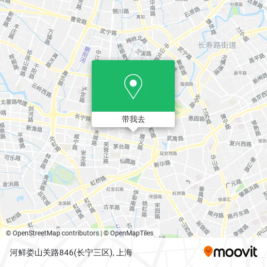 河鲜娄山关路846(长宁三区)地图