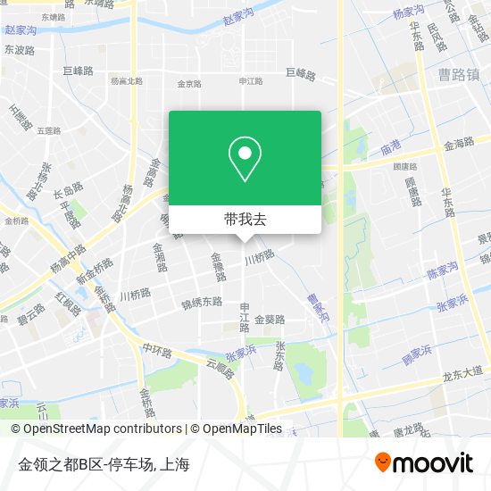 金领之都B区-停车场地图