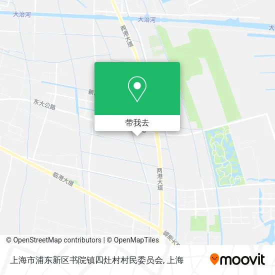 上海市浦东新区书院镇四灶村村民委员会地图