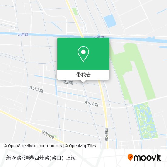 新府路/洼港四灶路(路口)地图