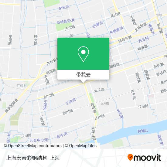 上海宏泰彩钢结构地图