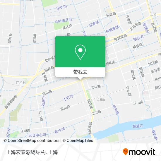 上海宏泰彩钢结构地图
