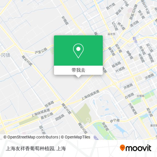 上海友祥香葡萄种植园地图