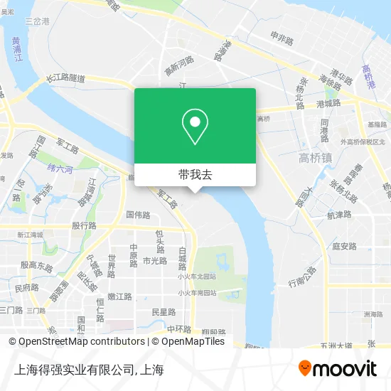 上海得强实业有限公司地图
