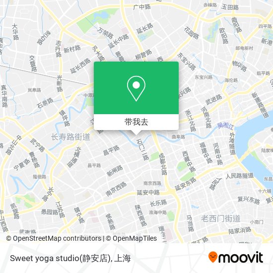 Sweet yoga studio(静安店)地图