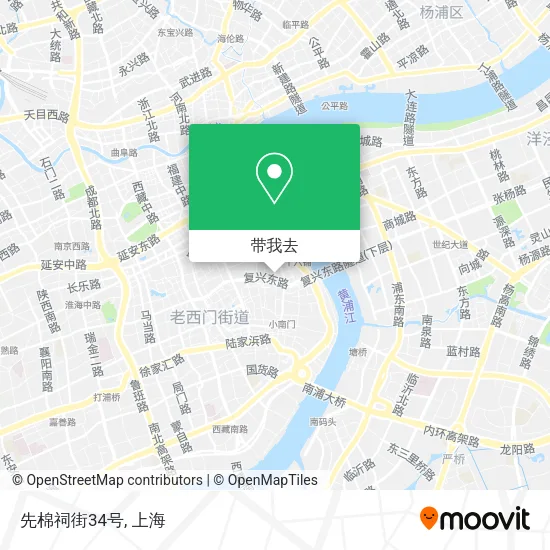 先棉祠街34号地图