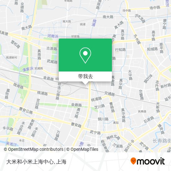 大米和小米上海中心地图