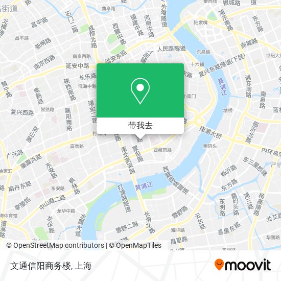 文通信阳商务楼地图