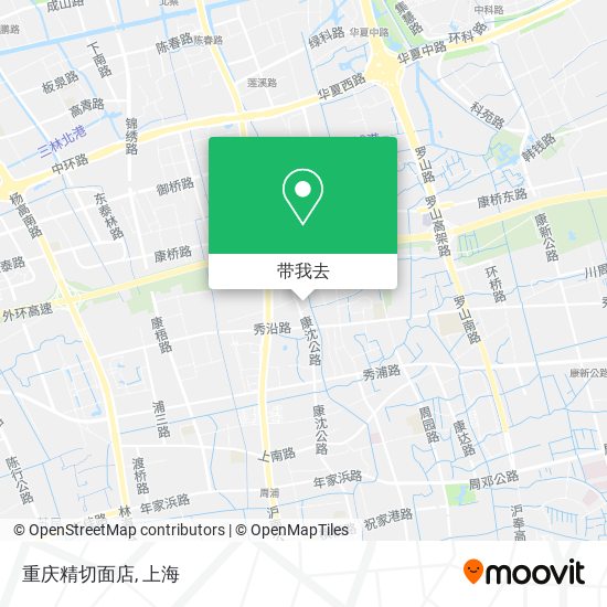 重庆精切面店地图