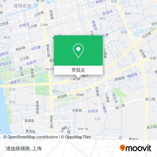 浦放路辅路地图