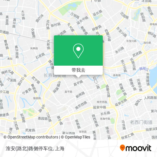淮安(路北)路侧停车位地图