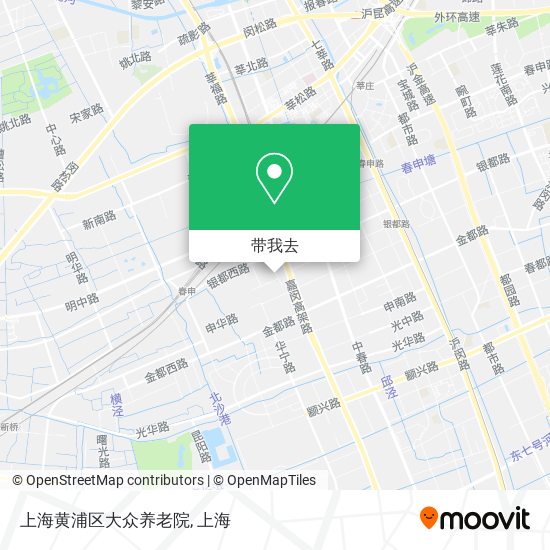 上海黄浦区大众养老院地图