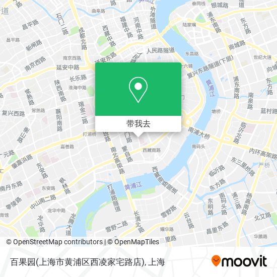 百果园(上海市黄浦区西凌家宅路店)地图