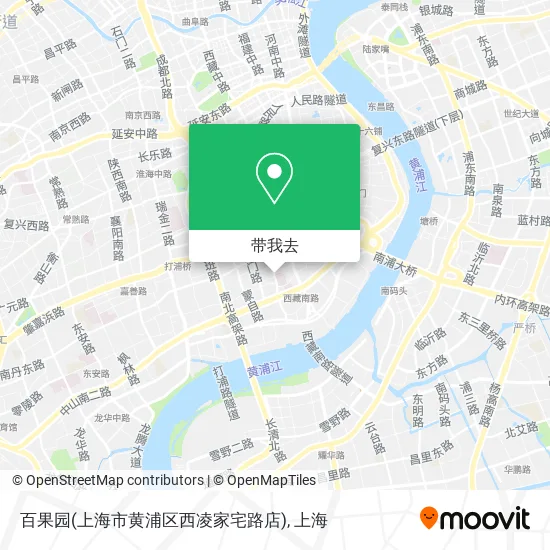 百果园(上海市黄浦区西凌家宅路店)地图