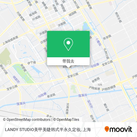 LANDY STUDIO美甲美睫韩式半永久定妆地图