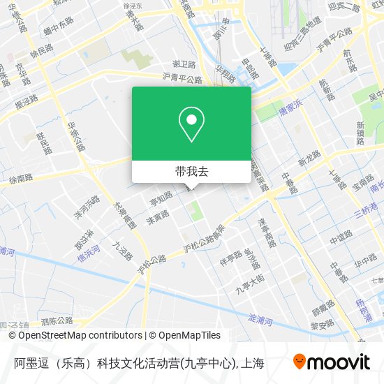 阿墨逗（乐高）科技文化活动营(九亭中心)地图