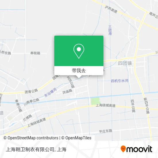 上海翱卫制衣有限公司地图