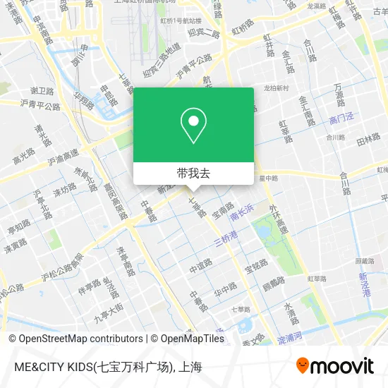 ME&CITY KIDS(七宝万科广场)地图