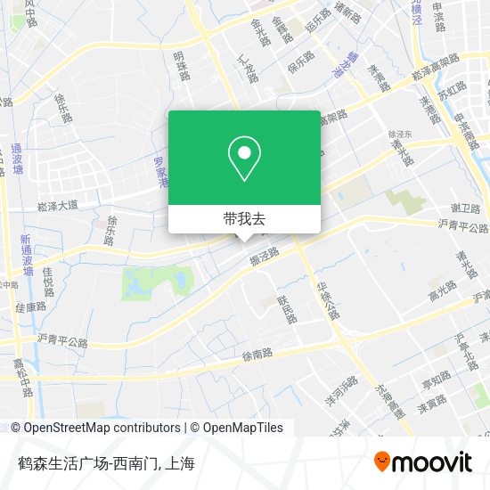 鹤森生活广场-西南门地图