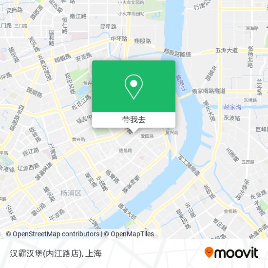 汉霸汉堡(内江路店)地图