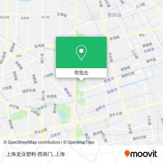 上海龙业塑料-西南门地图
