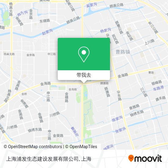 上海浦发生态建设发展有限公司地图