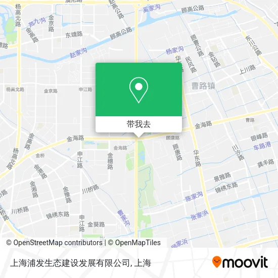 上海浦发生态建设发展有限公司地图