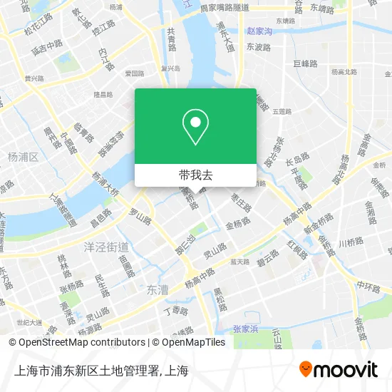 上海市浦东新区土地管理署地图