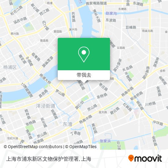 上海市浦东新区文物保护管理署地图