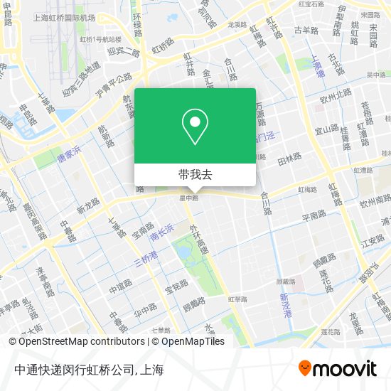 中通快递闵行虹桥公司地图