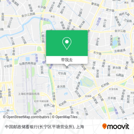中国邮政储蓄银行(长宁区平塘营业所)地图