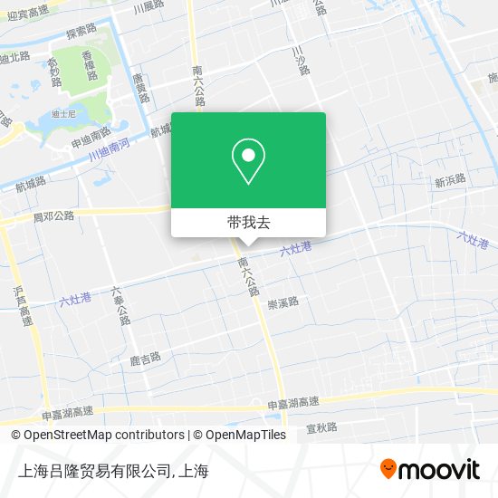 上海吕隆贸易有限公司地图