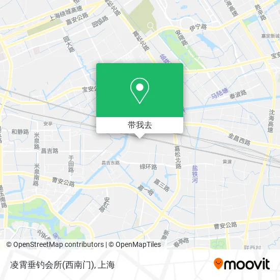 凌霄垂钓会所(西南门)地图