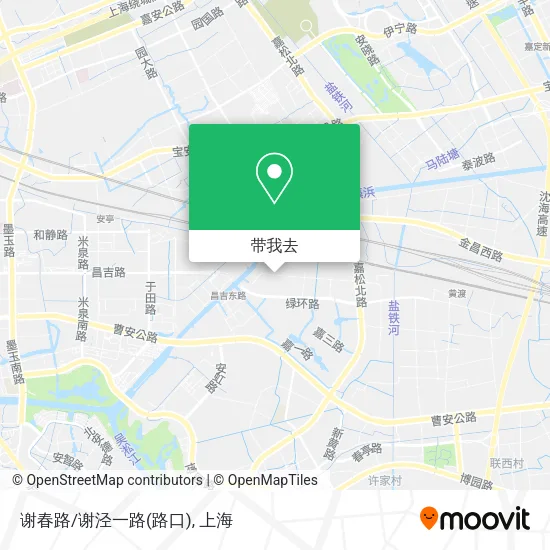 谢春路/谢泾一路(路口)地图