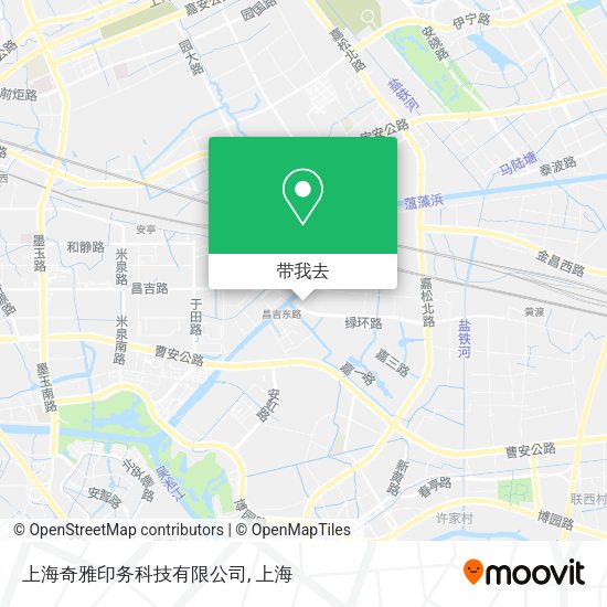 上海奇雅印务科技有限公司地图