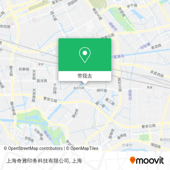 上海奇雅印务科技有限公司地图
