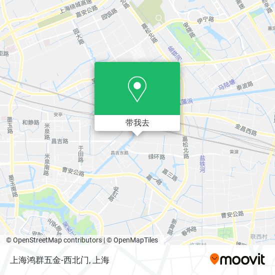 上海鸿群五金-西北门地图