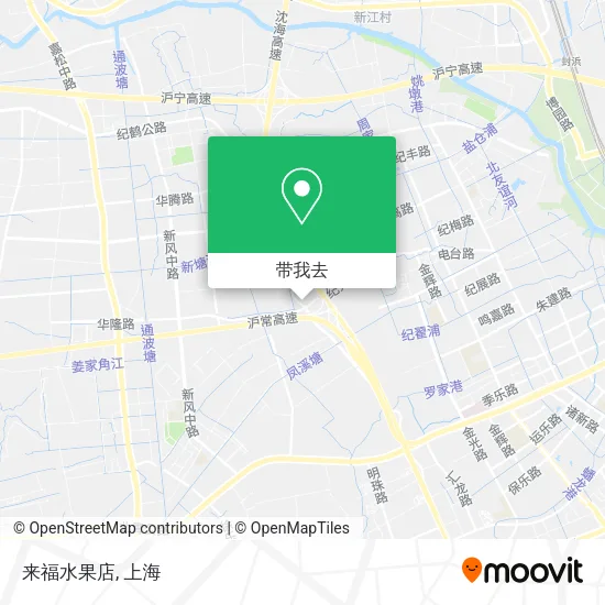 来福水果店地图