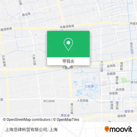 上海浩律科贸有限公司地图