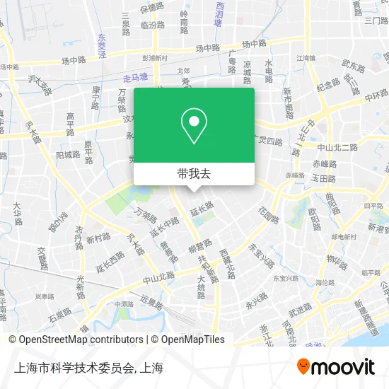 上海市科学技术委员会地图