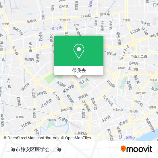 上海市静安区医学会地图