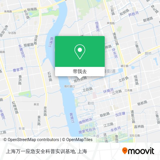 上海万一应急安全科普实训基地地图