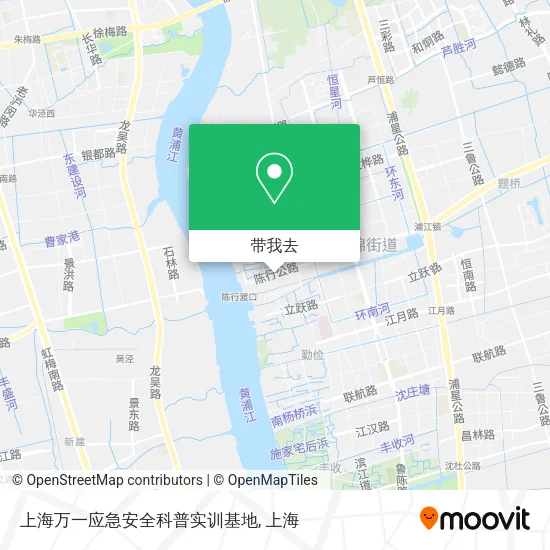 上海万一应急安全科普实训基地地图