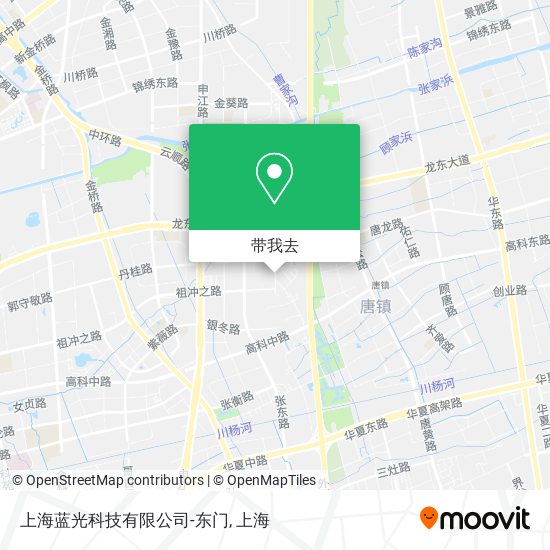 上海蓝光科技有限公司-东门地图
