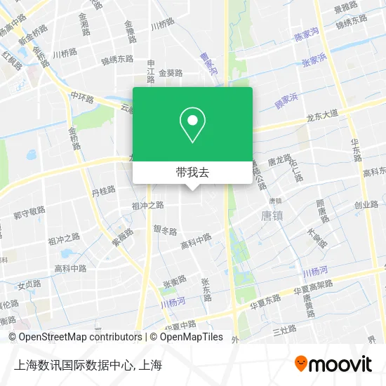上海数讯国际数据中心地图
