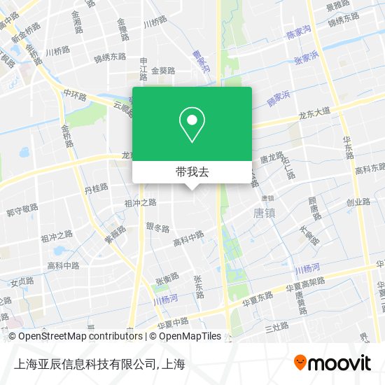 上海亚辰信息科技有限公司地图