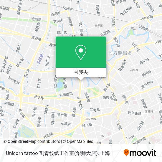 Unicorn tattoo 刺青纹绣工作室(华师大店)地图